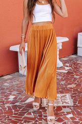 Pantalones cortos holgados plisados de colores vivos